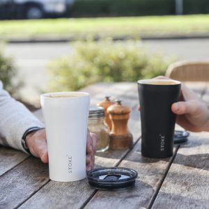 Sttoke Shatterproof Ceramic Reusable Cup