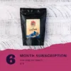 Mhor Coffee - coffee subscriptions, coffee subscription, 1 bag of coffee per month, 6 month subscription